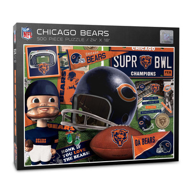 Chicago Bears Retro Series 500 Piece Puzzle - Sports Unlimited