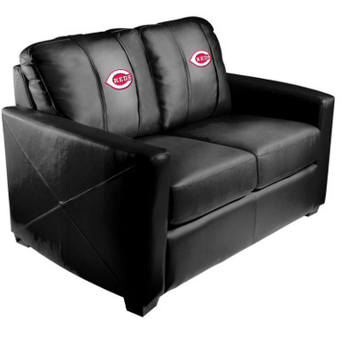 Cincinnati Reds XZipit Silver Loveseat - Sports Unlimited