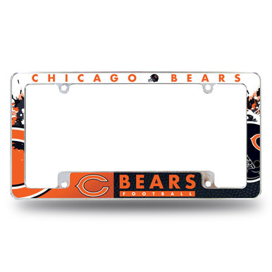 Chicago Bears License Plate Frame Wallpaper For Iphone