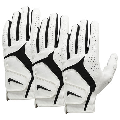 Nike Men's Dura Feel X Regular Fit Golf Glove - Left Hand - 3 Pack