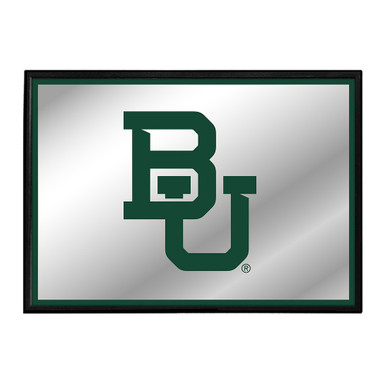 Baylor Bears Horizontal Framed Mirrored Wall Sign - Sports Unlimited