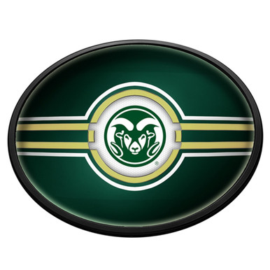 Colorado State Rams Oval Slimline Lighted Wall Sign - Sports Unlimited