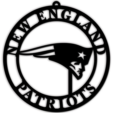 ヴィンテージ ロゴアスレチック ニューイングランド Patriots プロライン New England Patriots Silhouette Logo Cutout Door Hanger - Sports