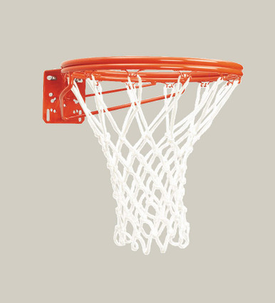 Bison Front Mount Double-Rim Basketball Goal with No-Tie Netlocks ...