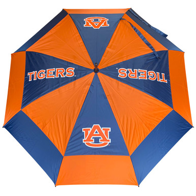auburn patio umbrella Outdoor Cantilever Auburn tigers ncaa 62 inch double canopy umbrella this 62in double Treasure Garden Deluxe Auto-Tilt Octagon