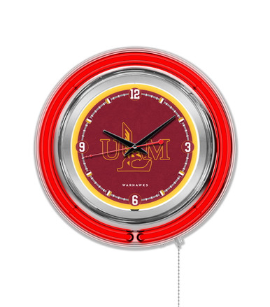 Louisiana-Monroe Warhawks Neon Clock