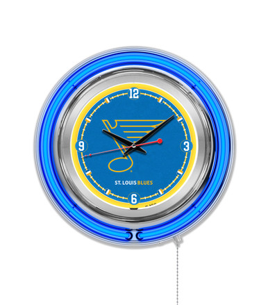 St. Louis Blues Neon Clock - Sports Unlimited