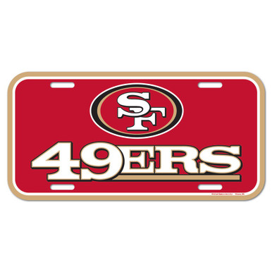 San Francisco 49ers License Plate - Sports Unlimited