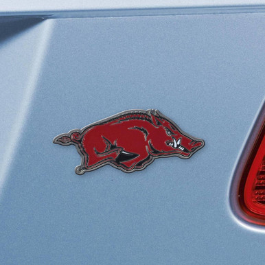Razorbacks | Arkansas Chrome Emblem Metal Hitch Cover | Alumni Hall