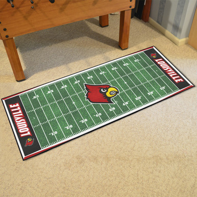 Officially Licensed NCAA Louisville Cardinals Football Rug