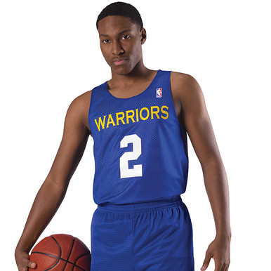 Alleson Athletic A205LY Youth NBA Logo Game Short - Golden State Warri