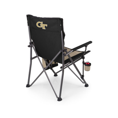 Georgia Tech Yellow Jackets Black Big Bear XL Camp Chair with