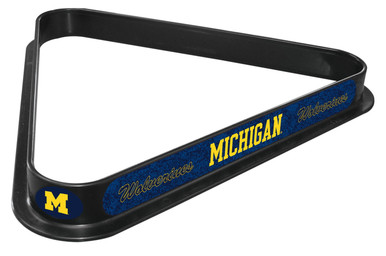 Michigan Pool Rack Michigan Wolverines Billiard Triangle Rack - Sports Unlimited