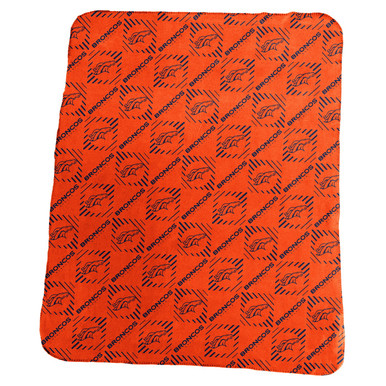 Denver Broncos NFL Team Classic Plaid Throw 50x60 main image 0