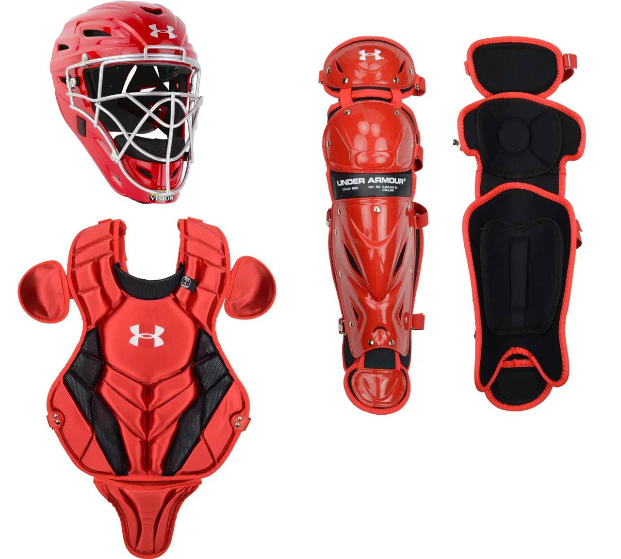 Image of Under Armour Converge Victory Series NOCSAE Certified Youth Catcher's Set - Ages 9-12