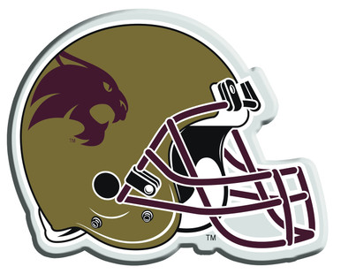 bobcat football helmet OHIO STANDEE MASCOT This sign is perfect for any space with its whitewash background Texas State Bobcats Helmet Lamp