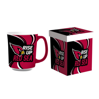 Arizona Cardinals Boxed 14 oz. Ceramic Coffee Mug - Sports Unlimited
