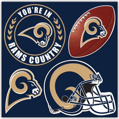 Los Angeles Rams 4 Piece Magnet Kit - Sports Unlimited