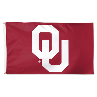 Oklahoma Sooners Iron On Embroidered Patch - 3x2 Inches, Red, Free Shipping