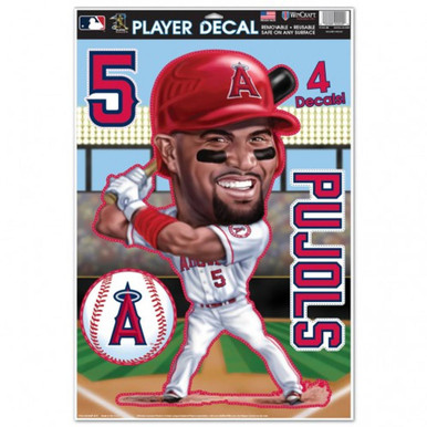 Los Angeles Angels Albert Pujols Multi-Use Decal - Sports Unlimited