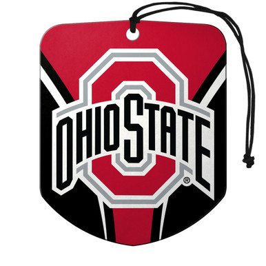 Ohio State Buckeyes Shield Design Air Freshener - 2 Pack - Sports Unlimited