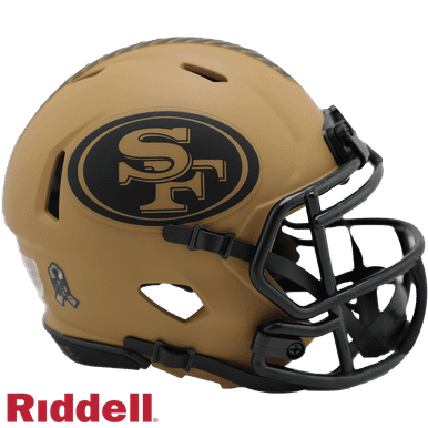 San Francisco 49ers Riddell Collectible Mini Speed Salute To Service ...