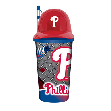 Philadelphia Phillies 32 oz. Plastic Helmet Cup with Straw - Sports ...