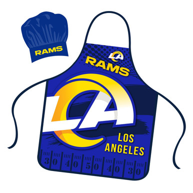 Los Angeles Rams Chef Hat & Apron Set - Sports Unlimited