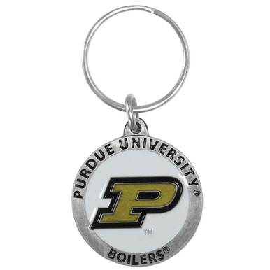 Purdue Boilermakers Carved Metal Key Chain - Sports Unlimited