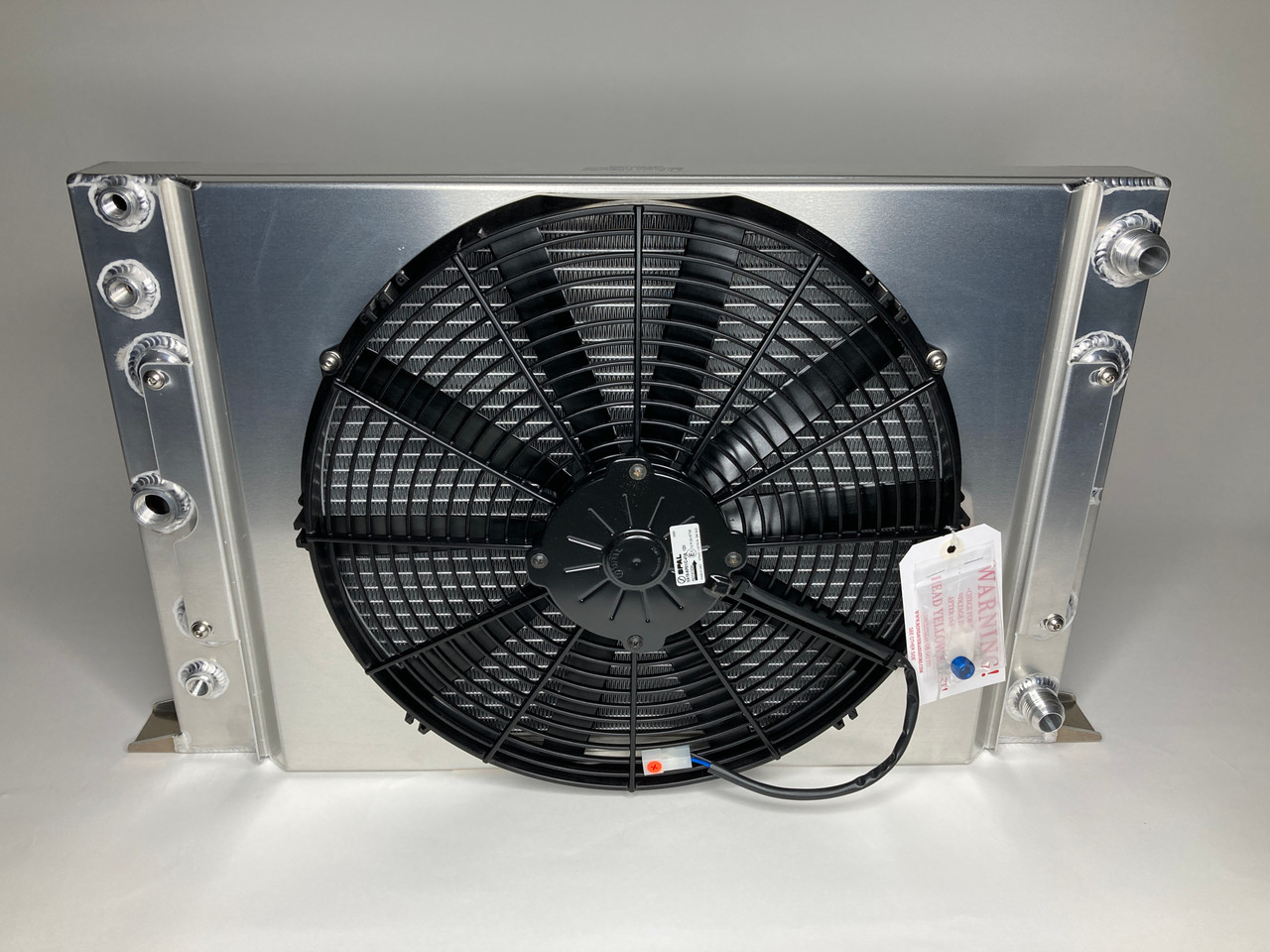 Custom DDRC Ron Davis Aluminum Radiator with Built in Heat Exchanger