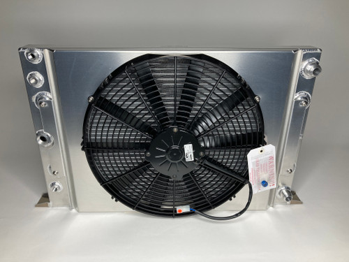 Custom DDRC Ron Davis Aluminum Radiator with Built in Heat Exchanger