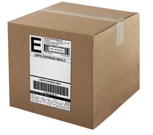 Print 4" x 6" compostable shipping labels through Shopify or Stamps.com software