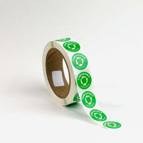 1.1" Compostable Stickers