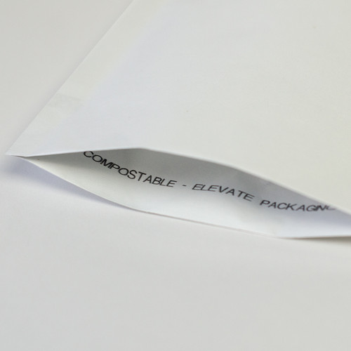 Printed on bottom: Compostable Elevate Packaging