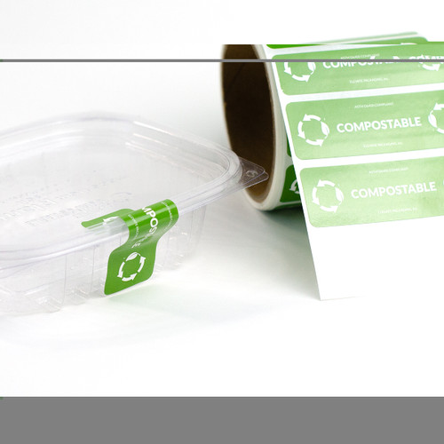 3 x 1" Compostable Tamper Seals