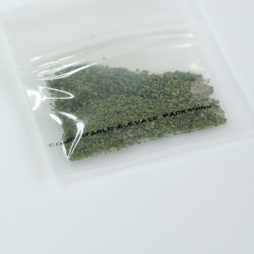 3 x 3" Transparent Compostable Flat Pouches [Imperfect]