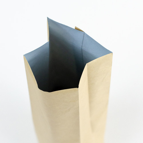 Compostable Side Gusset Coffee Bag - Inside Detail