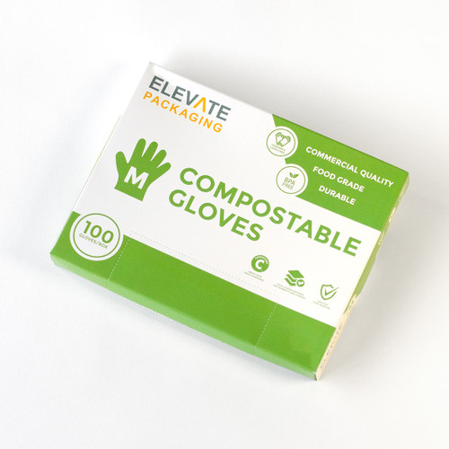 Compostable Gloves - Medium 