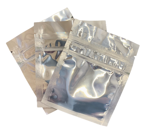 4 x 4.5" Compostable Pouch with Child Deterrent Zipper [Imperfect]