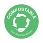 1.1" Compostable Stickers