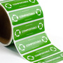 3 x 1" Compostable Tamper Seals