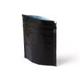 Black Matte Compostable Pouch with Child Resistant Zipper