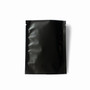 2oz Matte Black No Zipper Compostable Pouches