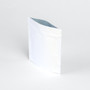 2oz white eco-friendly compostable zipper pouch