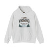 I Love Wyoming Winter Hooded Sweatshirt - Cozy Unisex Sweatshirt for Outdoor Lovers
