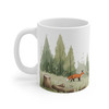 Nature-Inspired Fox Mug | 11oz Ceramic Coffee Cup for Animal Lovers