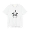 Mystical Butterfly and Moon T-Shirt – Boho Nature Graphic Tee, Unisex Shirt for Spiritual & Cottagecore Style Lovers
