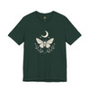Mystical Butterfly and Moon T-Shirt – Boho Nature Graphic Tee, Unisex Shirt for Spiritual & Cottagecore Style Lovers