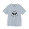 Mystical Butterfly and Moon T-Shirt – Boho Nature Graphic Tee, Unisex Shirt for Spiritual & Cottagecore Style Lovers