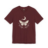Mystical Butterfly and Moon T-Shirt – Boho Nature Graphic Tee, Unisex Shirt for Spiritual & Cottagecore Style Lovers